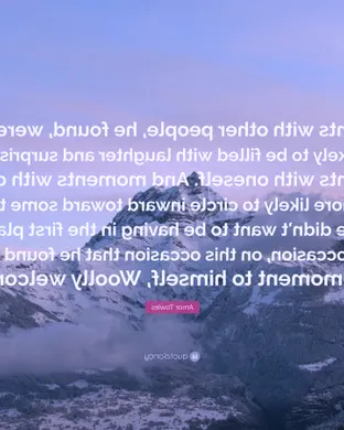 In Conversation with Amor Towles event